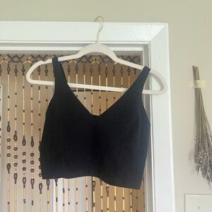 BEYOND YOGA Spacedye Always On Cropped Tank Top Black / Darkest Night